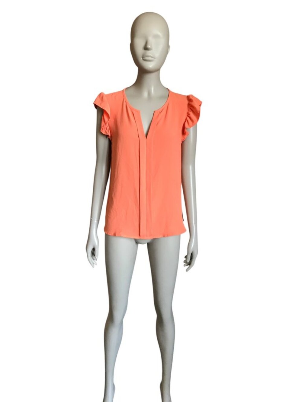 NWT Mine Orange Short Sleeve Blouse